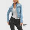 European and American Women's Slim Fit Denim Jackets and Tops