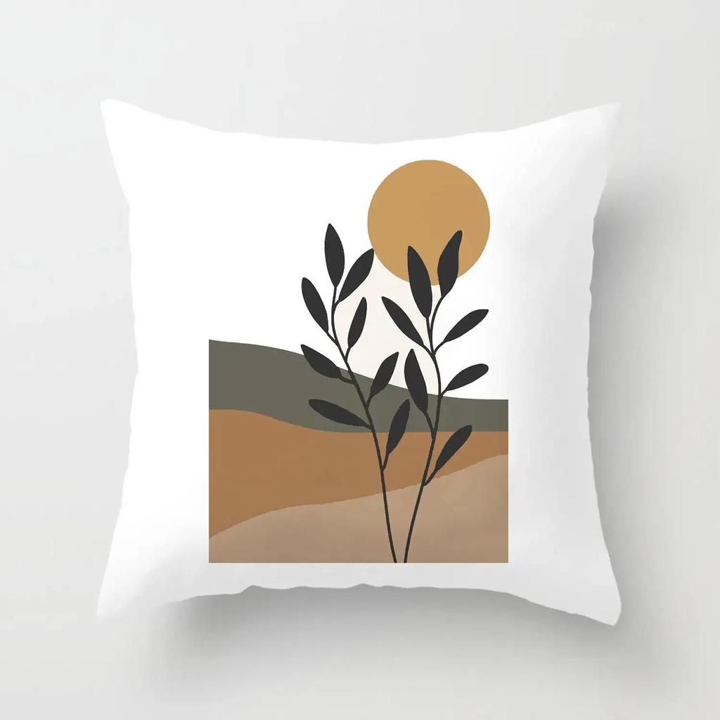 Bohemian Home Decor Pillow Case Abstract Simple Geometric Print Throw Pillow Case Bedroom Room Living Room Sofa Cushion Cover