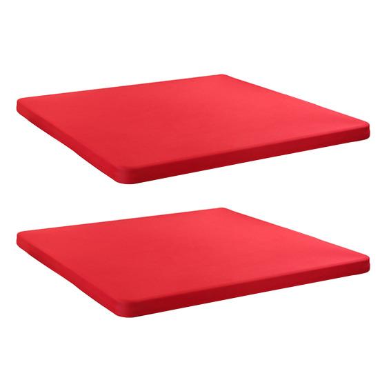 2 шт. эластичная скатерть на подгонку 34x34 дюйма квадратная скатерть с эластичным краем однотонная скатерть для кухни обеденный стол пикник патио вечеринка столы