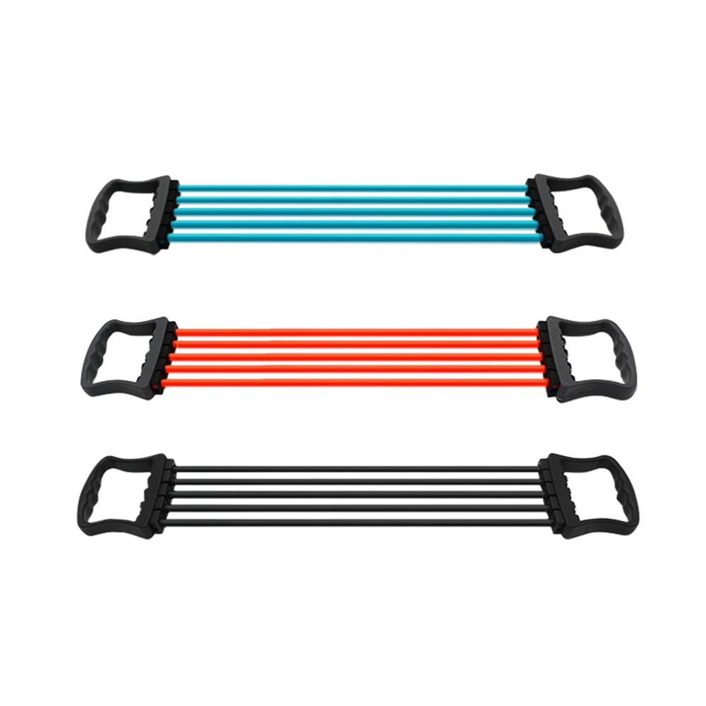 Регулируемый резиновый эспандер для груди с 5 пружинами, эластичный тренажер для мышц для домашних тренировок Bl