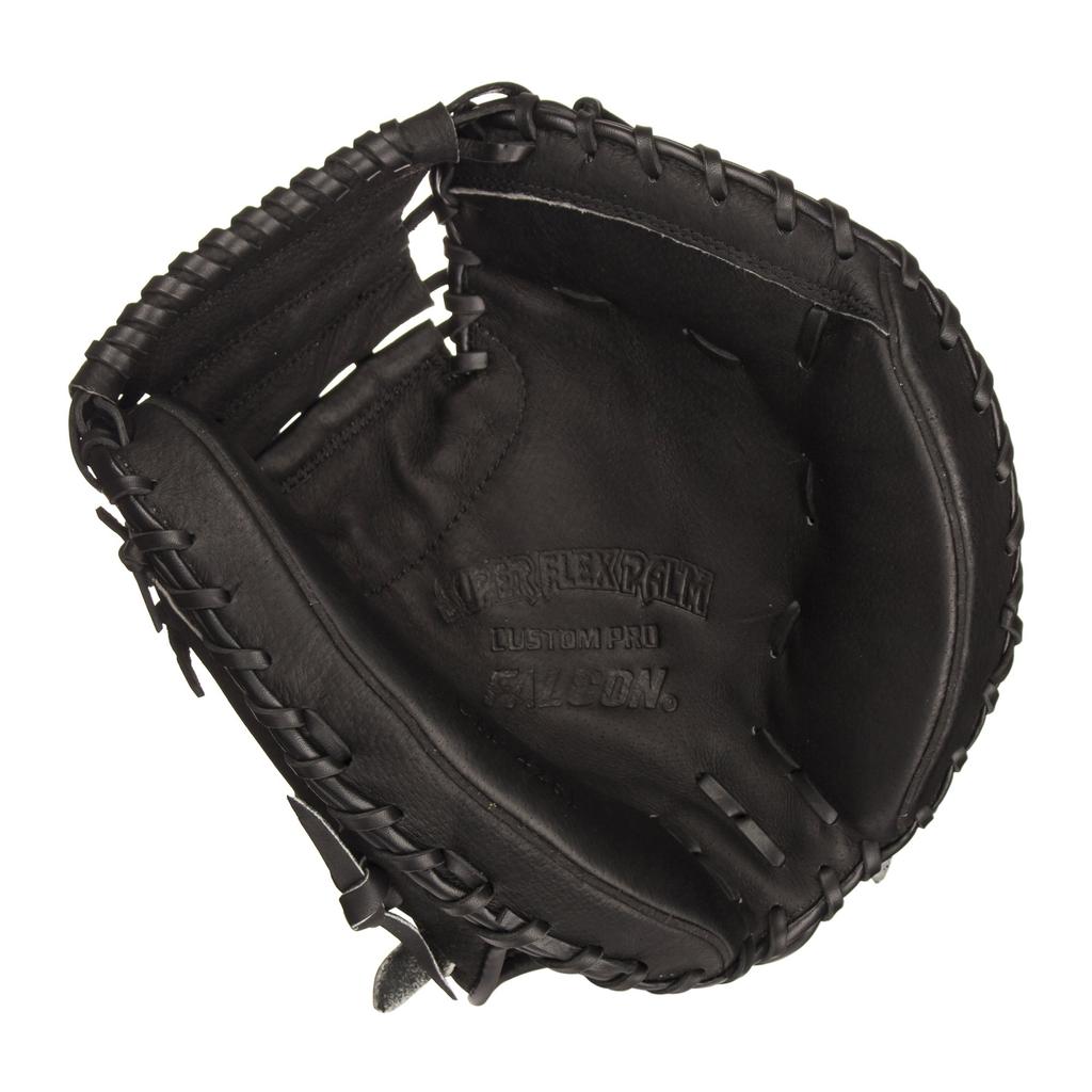 Falcon Soft Baseball Catcher's Mitt, Black, CM-4261