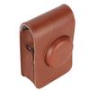 Camera Case Vintage Waterproof Soft PU Leather Protective Case with Detachable Strap for Instax