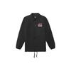 Vans Casual Retro Sports Polo Shirt Letter Long Sleeve Jacket Unisex Jacket Black VN0A4MLKBLK