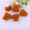 20pcs Yarn Doll Hats Knitting DIY Sewing Crafts Mini Party Cap  Christmas
