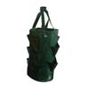 STK Strawberry Cultivation Strawberry Planting Bag Planter Hanging Garden Cultivation Bag of (Set 10, Green)