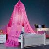 1 Set Dome Bed Canopy Foldable Glow-in-the-dark Polyester Stars Princess Canopy Bed Room Decor Household Supplies