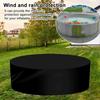 Foldable Pool Cover Round Pool Protection Cover with Drawstring Waterproof Dustproof Pool Protector for Above Ground Pools