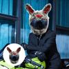 Motorcycle Helmet Cover Full Face Decorative Head Cover Ultra-Thick Easy To Install Animal Plush Motorbike Helmet Cover Decoration