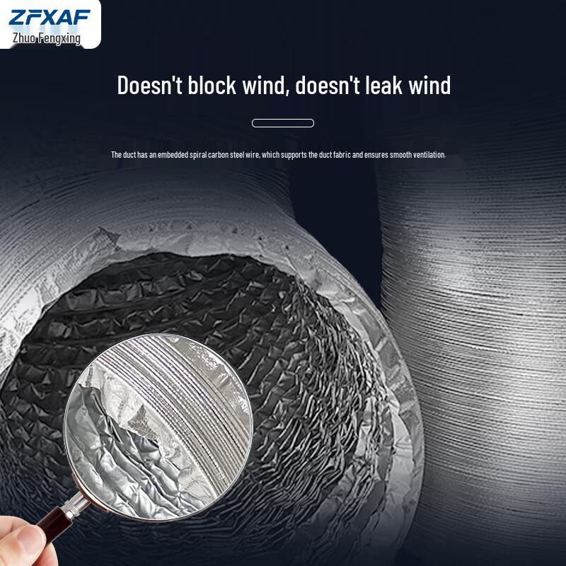 ZFXAF Fiberglass Aluminum Foil Ventilation Duct