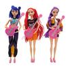 3Pcs Kpop Hunter Girl Doll with Guitar Accessories Animated Movie Character Collectible Toy Movable Joints Girl Action Figure Decoration Ornament
