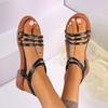 New Retro Sandals Soft Sole Simple and Fashionable Empty Elastic Foot Cover Women's Sandals