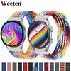 Fabric Braided Solo Loop Nylon Strap For Samsung Watch 7 / 6 / 5 / Watch 4 for Huawei GT2 / Huami Amazfit Bip U Bip S Gts 2 Watch Bands