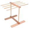 Wooden Noodle Drying Rack 15.4 X 8.7 X 11.8in Foldable Prevent Slipping Pasta Drying Rack for Home