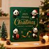 Panda Christmas Advent Calendar 2025 24 Days Countdown Box Unique Panda Figurines Festive Decor for Tree & Animal Lovers