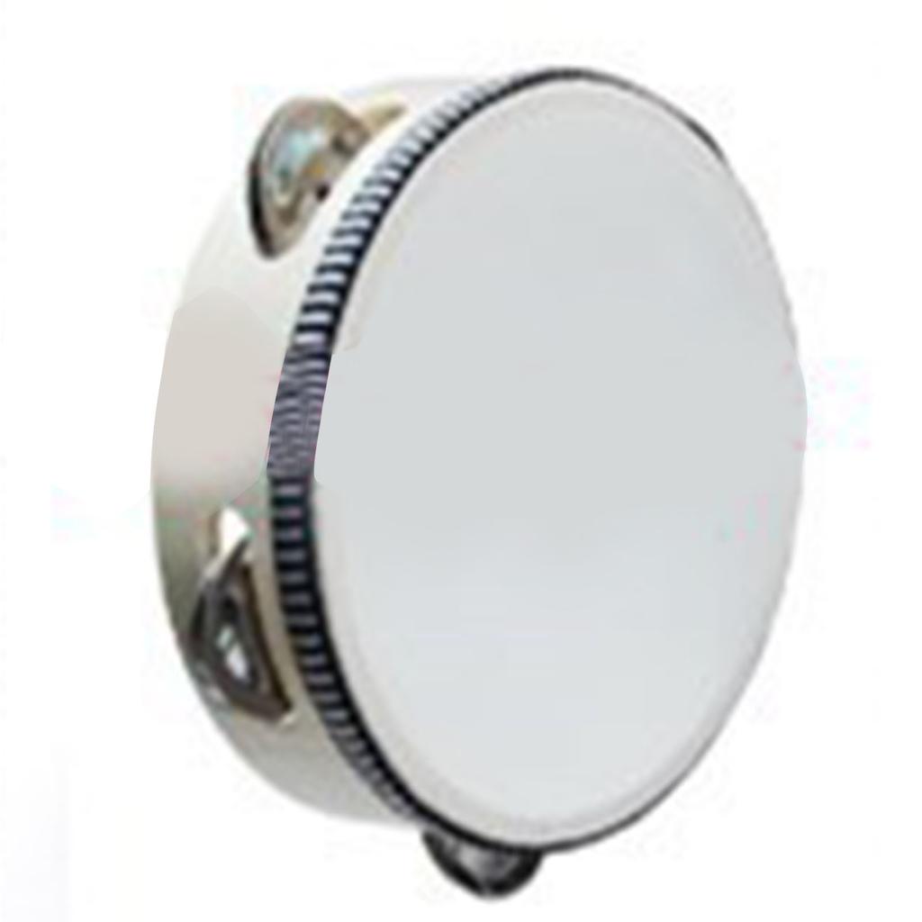 Wooden Handheld Tambourine Educational Interesting Percussion Tambourine Drum for Party 15cm6in