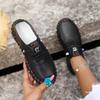 Fashion 2024 New Spring Casual Women Shoes Platform Loafers Lace Up Leather Flats Slip-On Mom Shoe
