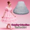Lace Lolita Petticoat 3 Hoops Cosplay Crinoline Underskirt Bride Wedding Dress Lining Ball Gown