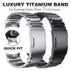 No Gap Titanium Strap For Samsung Galaxy Watch 7 44mm Band Classic 47mm 43mm Watch 6 40mm 5Pro 45mm 4Classic 42mm 46mm Quick Fit Bracelet