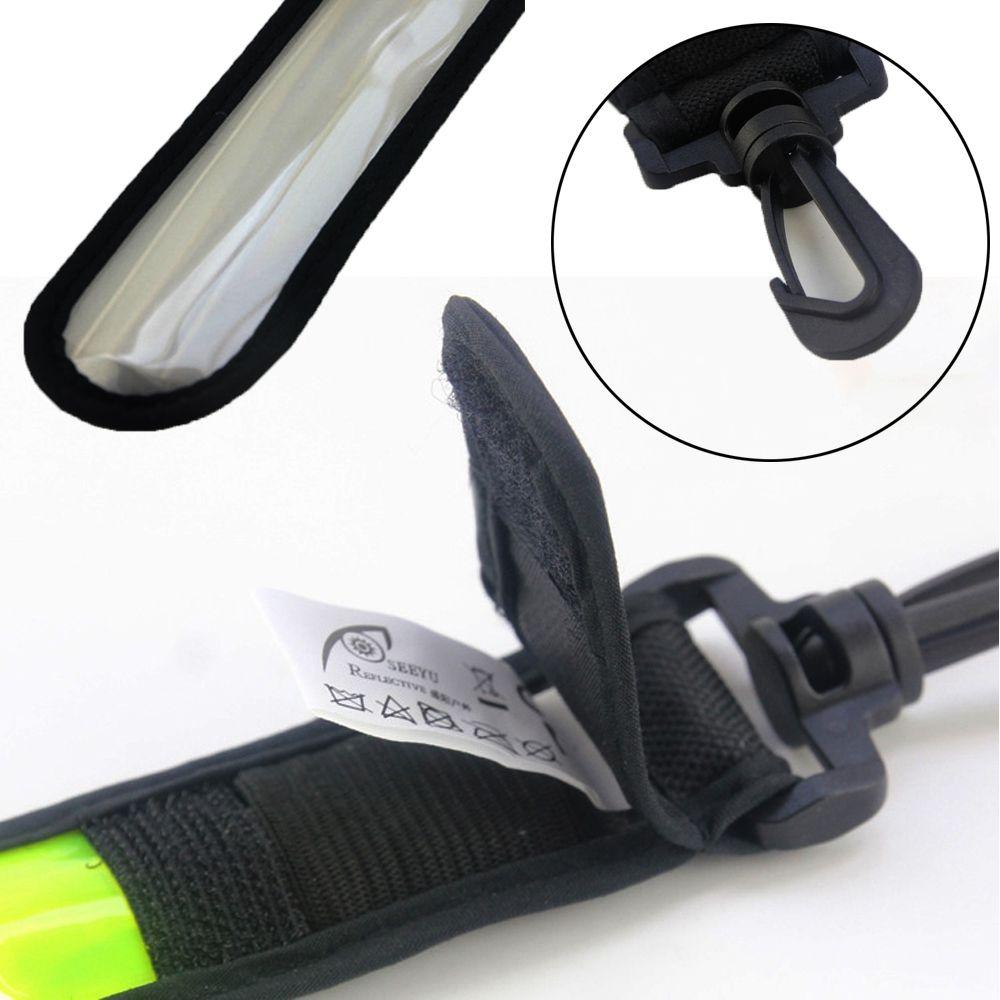 Flash Glowing LED Reflective Light Backpack Hanging Lights Arm Belt Band Luminous Armband