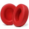Replacement Ear Pads for Beats Studio 2 3 Wired and Wireless by WC Wicked Cushions Does Not Fit Beats Solo Softer PU Reinforced Stronger Adhesive Red