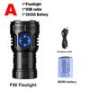 F82 8*XPG LED 3000LM Floodlight Steel Flashlight Tail Magnetic Lamp SOS Red Light Rechargeable Torch Pen Clip Camp Climing
