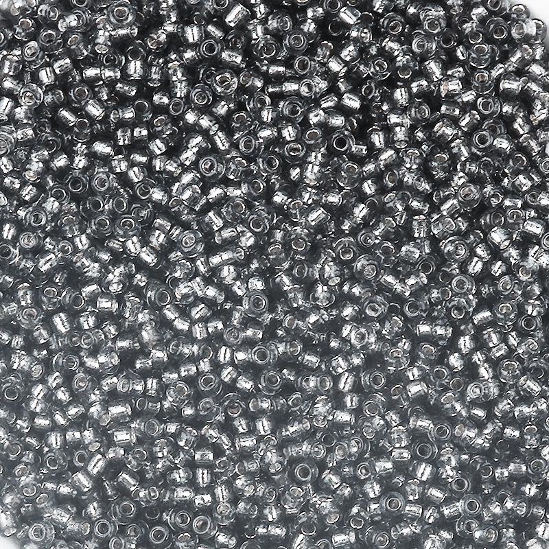2mm Colored Transparent Silver Core Glass Seed Beads for DIY Jewelry Accessories