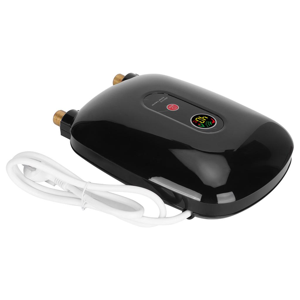 Instant Water Heater Mini Electric Tankless Heating Equipment Bathroom Shower Supply BlackAU 220V