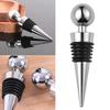 1/3pcs Alluminum Alloy Wine Stopper,Reusable Rubber Beverage Bottle Stoppers,Vacuum Sealed Bottle Cap,Wine Gifts Bar Tools