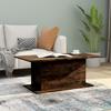 VidaXL Coffee Table Smoked Oak 102x55.5x40 Cm Chipboard