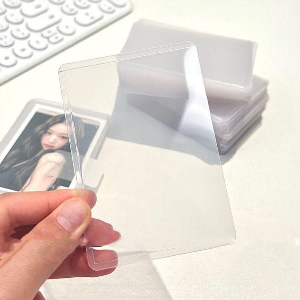 PVC Idol Photocard Sleeves Anti-Scratch Photo Protective Cover Fashion Photocard Holder