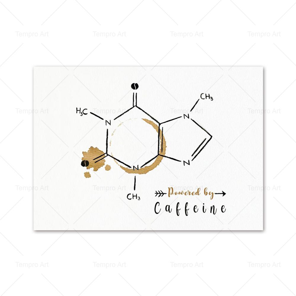 Coffee Poster Prints Minimalist Caffeine Cocoa Cup Canvas Painting Nordic Wal Art Pictures Cofe Kitchen Living Room Home Decor