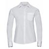 Womens/Ladies Cotton Poplin Easy-Care Long-Sleeved Formal Shirt