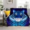 Большой чехол для дивана-кровати с 3D принтом тигра, мягкое и волосатое одеяло, плед, мягкие теплые фланелевые одеяла, подарок для фанатов