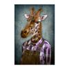 Human Body, Animal Head, Abstract Mural Seal, Giraffe, Painting, Scandinavian Poster, Decoration, Living Room Photo,