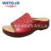 Summer Large Size Slippers Women's Hollow Chrysanthemum Flower Special-shaped with Stitching Casual Fashion Sandals