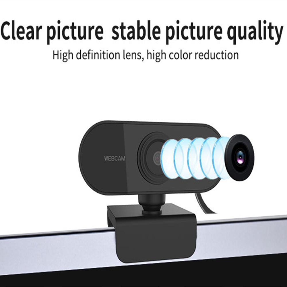 1080P Webcam Built-in Microphone For PC Laptop Desktop Auto Focusing Web Camera