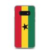 Coque Téléphone - Samsung - Galaxy S21 Plus - Drapeau Ghana - Souple - Multicolore