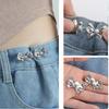 Bowknot Button Pins Jean Waist Buckles Detachable Pants Waist Tightener Jean Buttons Pins Adjustment Waist Buckles