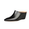 Fashion New Footwear Wedges Slides Slippers Shoes for Women 2025 Fashion Square Toe Ladies High Heels Pumps Slippers Shoes Female Mules
