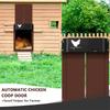Automatic Chicken Coop Door Opener Battery Powered Light Sense Control Waterproof For Household Automatic Opener Pet Accessories