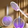 Handheld Foldable Mosquito Killler Wall Mounted Anti-mosquito Device Creative Fly Swatter  Outdoor