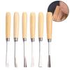 6PCS DIY Woodworking Carving Chisels Steel Wood Chisels New Wood Carving Tools