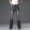 Men's Big Flared Jeans Boot Cut Leg Flared Loose Fit High Waist Male Designer Classic Denim Jeans Baggy Jeans