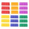 30PCS Dice Cubes Right Angle Transparent Colored Plastic 6 Sided Dices for Games