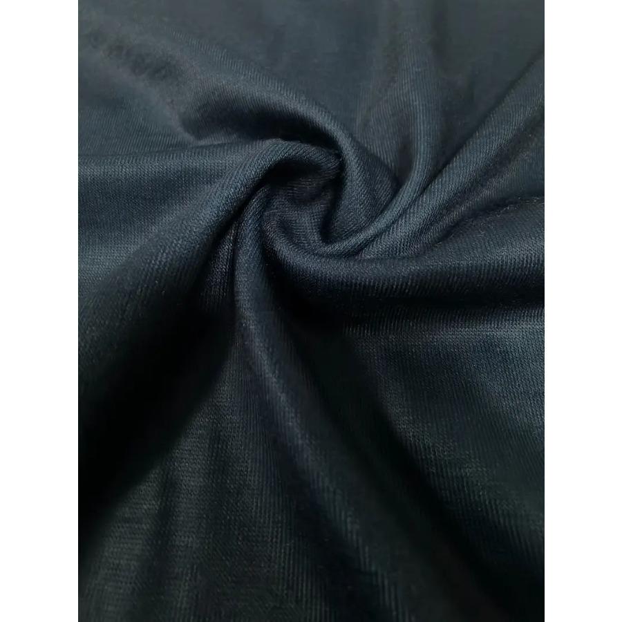 All-Season Men's Crew Neck T-Shirt - Stylish Color Block, Long Sleeves, Durable & Easy-Care Fabric