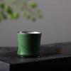 3pcs Master Cup Ceramic Bamboo Joint Tea Cup Simulation 90 Ml Kung Fu Tea Cup Chinese Style Green Teaware Mugs Gift