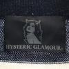 HYSTERIC GLAMOUR Long Sleeve Cardigan F Navy System Knit Women Used