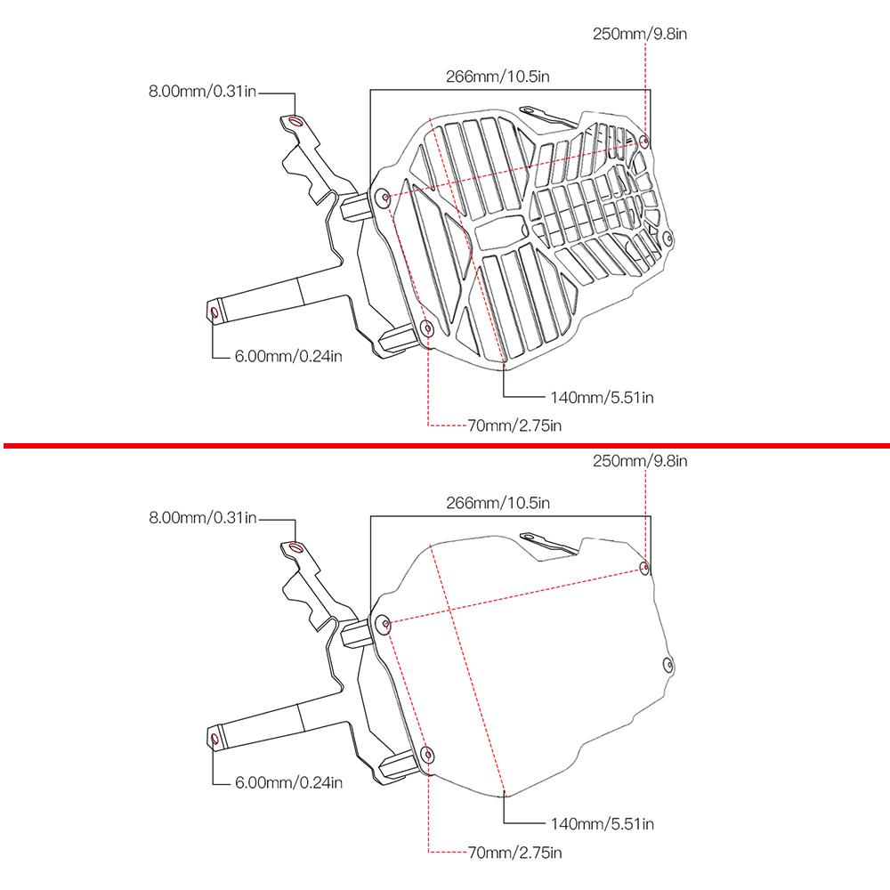For BMW R1200GS Adventure R1200GS ADV 2023 Front Headlight Grille Cover Protector 2013 2014 2015 2016 2017 2018 R 1200 GS