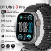 DT Ultra 3 Smartwatch Amoled Screen 4GB MP3 MP4 Player Bluetooth Network Sharing APP Store ChatGPT Smart AI Watch Man Sportwatch
