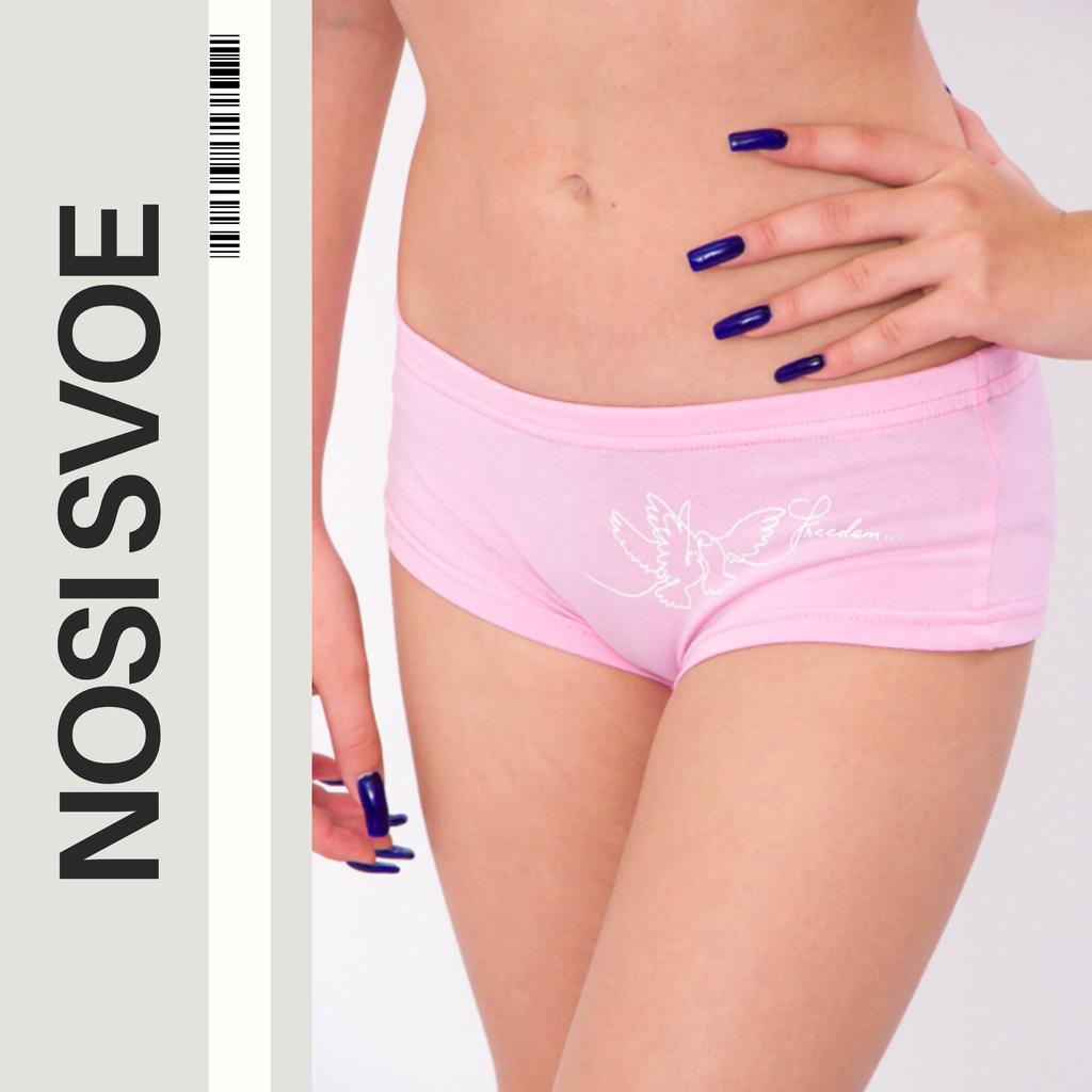 Girls’ Panties – Soft Fabric & Comfortable Fit, Any Season, 6277-036-33 HC